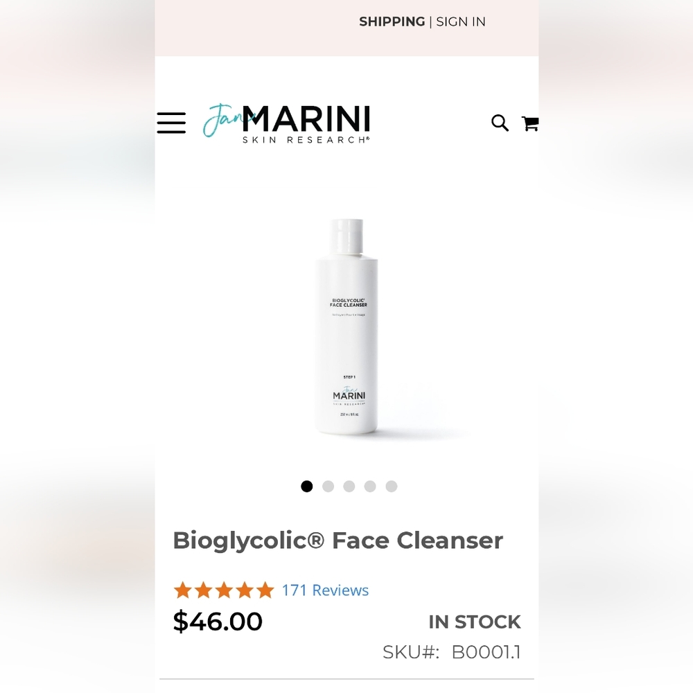 Jan Marini Bioglycolic Face Cleanser
